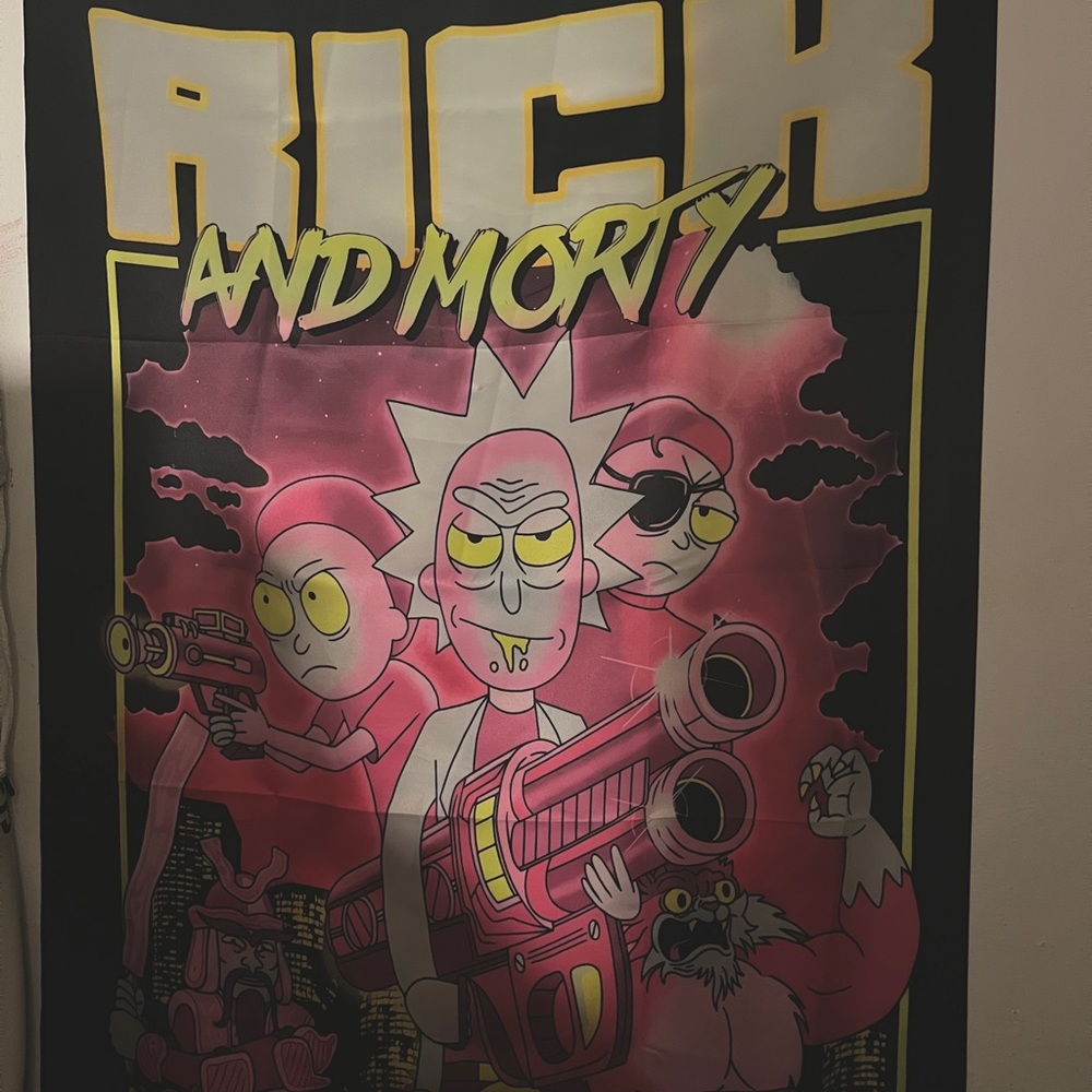 RICK & MORTY poster.